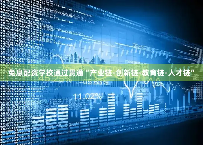 免息配资学校通过贯通“产业链-创新链-教育链-人才链”